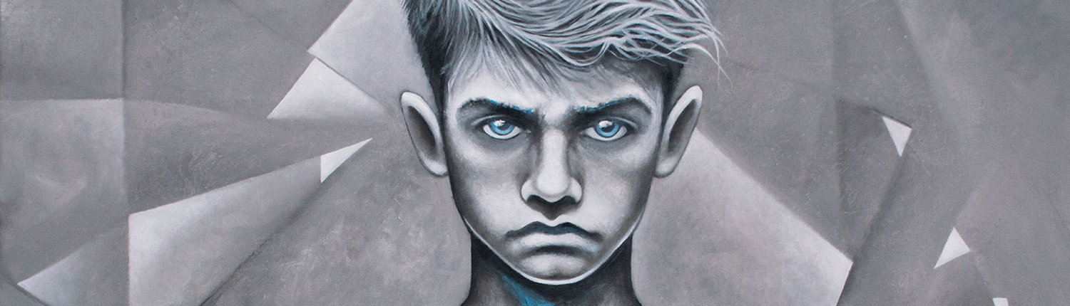 Tektonik, Künstler Mario Wolf, Öl auf Leinwand, 2026